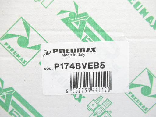 Pneumax P174BVEB5 Electric Shut-Off Valve, 24V DC