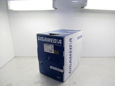 Gigamedia Sas GGMC6UTPCMRR3B Blue Wire, 305 Meters Long