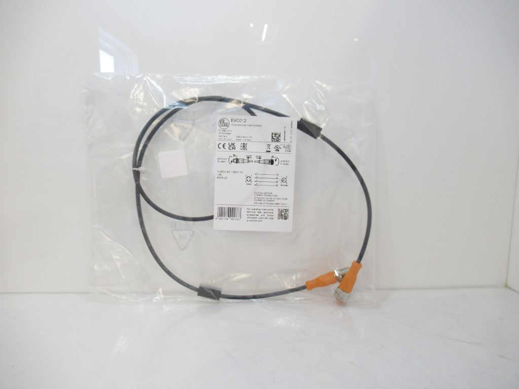 Ifm Electronic EVC012 VDOGH040MSS0001H04STGH040MSS Patch Cord Female To Male M12