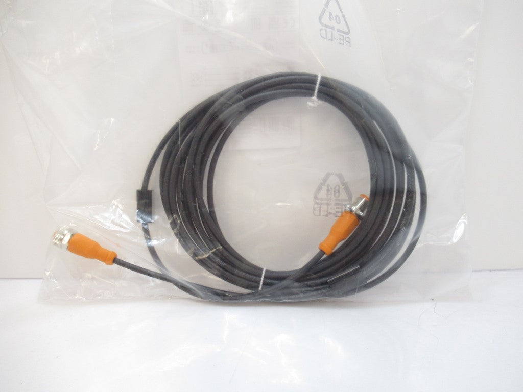 Ifm Electronic EVC014 Connection Cable Straight Female To Male, M12, 5m, AWG 22