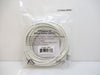 Molded Patch Cable White CAT6AS-25WH, RJ45, CAT6A, SFTP, 10GB, 25 FT