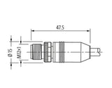 Murrelektronik 7000-44511-7960500 GmbH Ethernet Cable Male 4-Pin M12 Male / Male