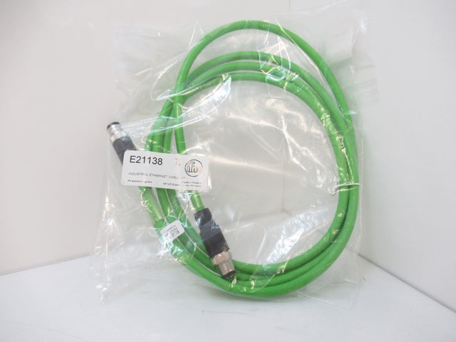 Ifm Electronic E21138 Cross Over Patchcord PUR Male M12 2 Meter