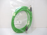 Efector Ifm E12491 Ethernet Cable D-Coded PUR M12 Straight 5 M New In Bag