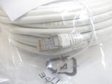 Molded Patch Cable CAT6AS-100WH CAT6A SFTP 10 GB 100 FT White