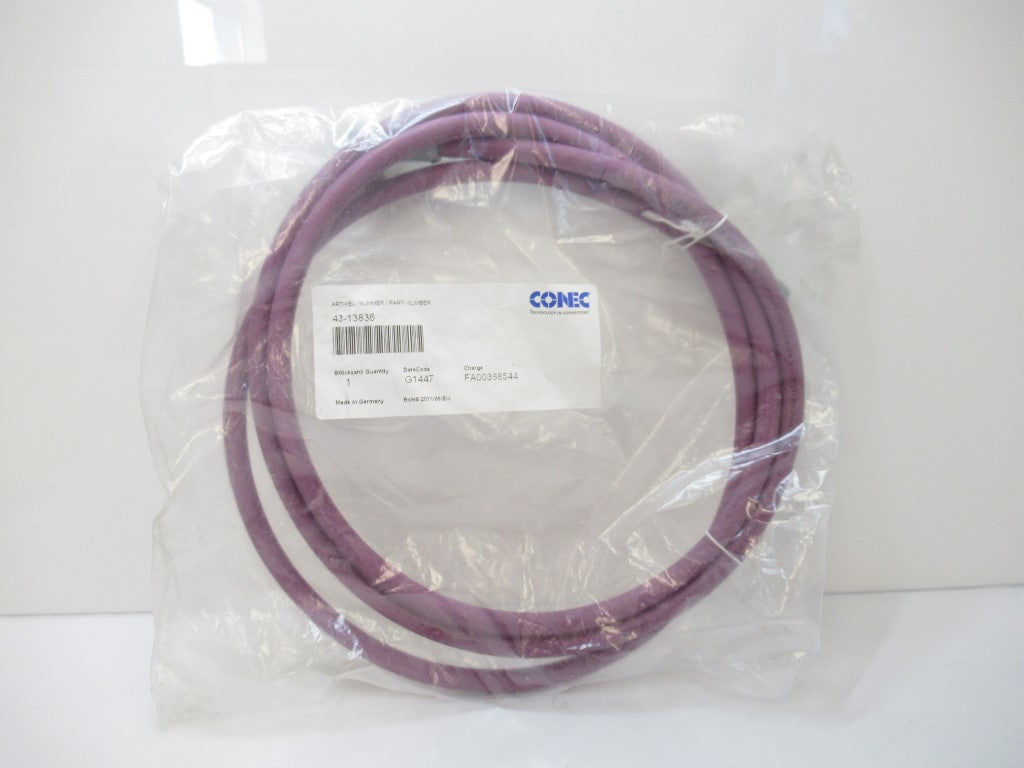 43-13836 4313836 Conec Cable G 1447 Assembly With Connector Male / Female