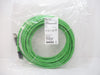 Ifm Electronic E12492 Ethernet Connection Cable RJ45/M12 D-Coded, 10 Meters