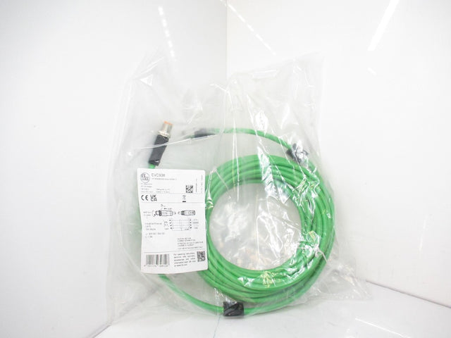 Efector Ifm EVC938 VSTGN040MSS0012K04STGP040--S 12M Ethernet Connection Cable