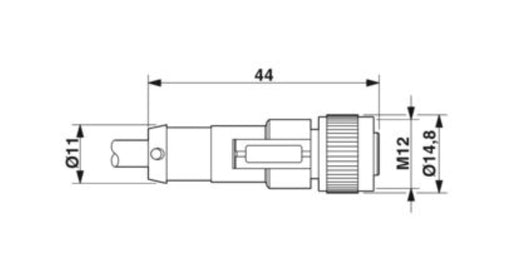 Phoenix Contact SAC-5P-10,0-PUR/M12FS 1683374 Sensor/Actuator Cable