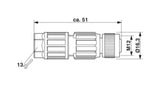 Phoenix Contact SACC-FS-4QO-0,34-M SCO 1521588 Connector