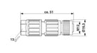 Phoenix Contact SACC-FS-4QO-0,34-M SCO 1521588 Connector