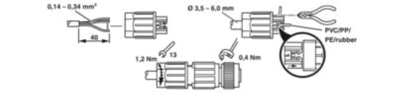 Phoenix Contact SACC-FS-4QO-0,34-M SCO 1521588 Connector