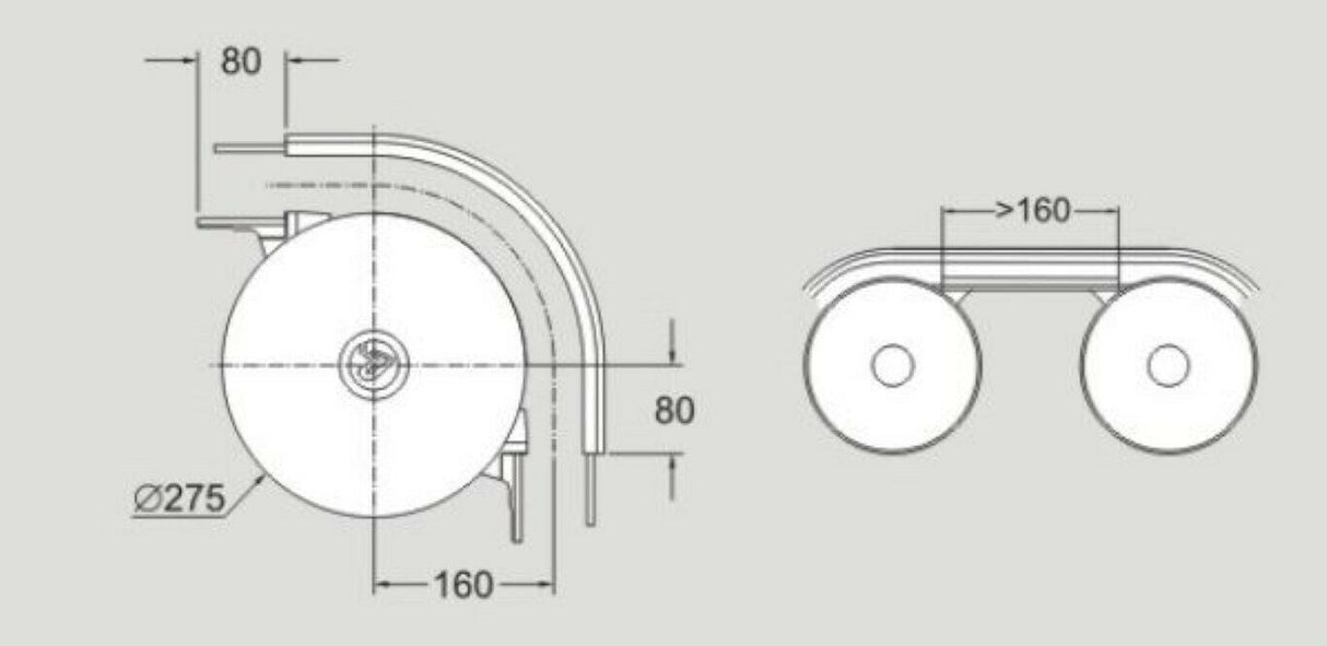 FlexLink XBBH90A85R160 X85 Wheel Bend