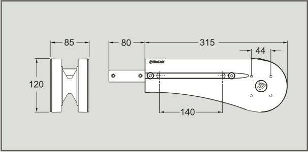 FlexLink XBEJA85S Idler End Unit Compact