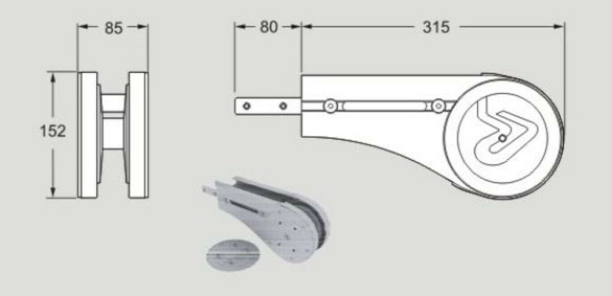 FlexLink XBEJA85 Idler End Unit