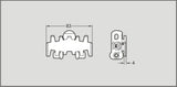 Flexlink XBTP5A85 X85 Plain Chain