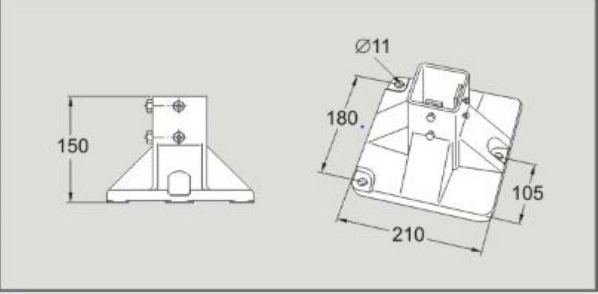 Flexlink XCFF64X210 XC Foot