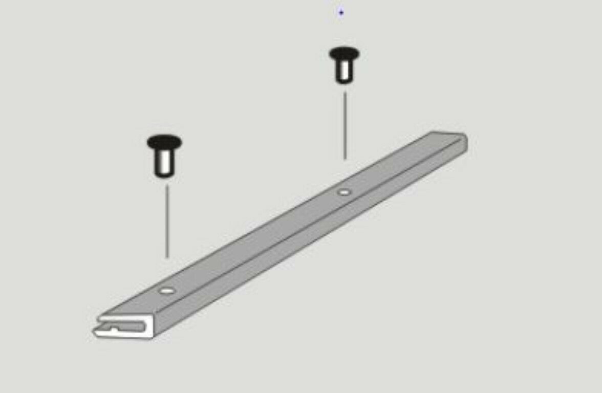 FlexLink XLAH4X7 Rivet, Slide Rail 4 x 0.5 x 7 mm, Pack Of 250