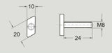 FlexLink XLAT24 T-Bolt M8, Lot Of 50