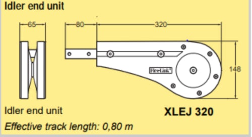 Flexlink XLEJ320 XL Idler End Unit ENH