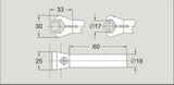 FlexLink XLRK18X60C Guide Rail Clamp, Sold By Unit