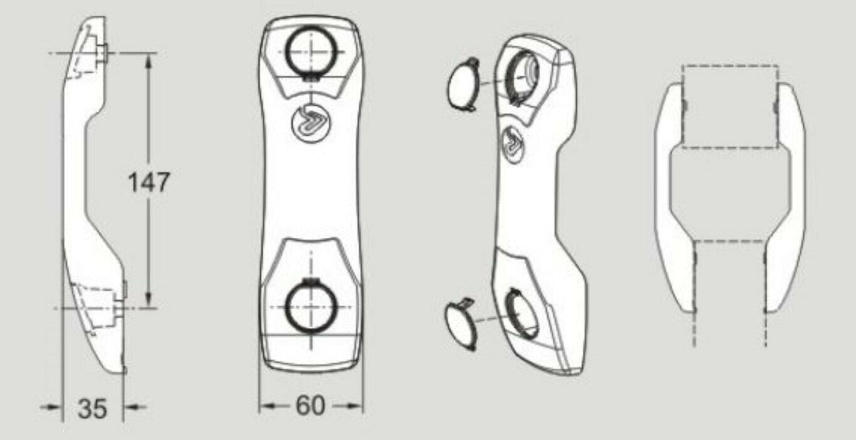 FlexLink XMCS64C Beam Support Bracket