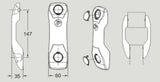 FlexLink XMCS64C Beam Support Bracket