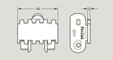 FlexLink XSTP5 Plain Chain 5 Meters