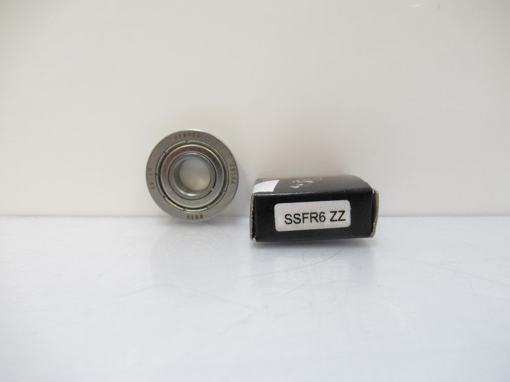 SFR6 ZZ SFR6ZZ Amcan Shielded Flange Bearing 3/8" x 7/8" x 0.281" (New In Box)