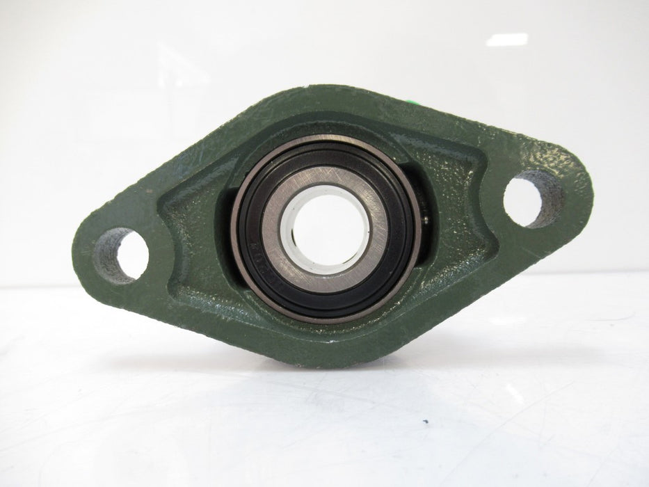 UCFL204 GRB Bearing Two-Bolt Holes Flange Unit, Shaft Dia 20mm