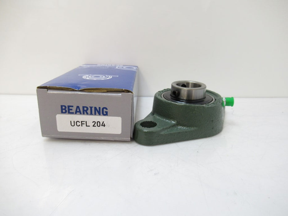 UCFL204 GRB Bearing Two-Bolt Holes Flange Unit, Shaft Dia 20mm