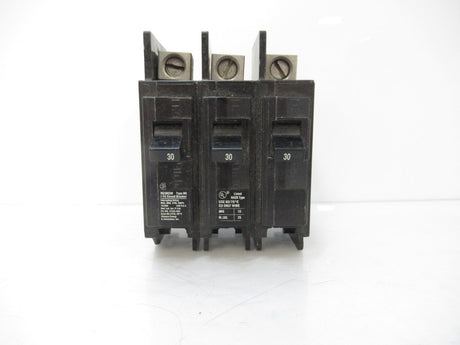 BQ3B030 Siemens Type BQ Low Voltage Molded Case Circuit Breaker 30A 240V AC