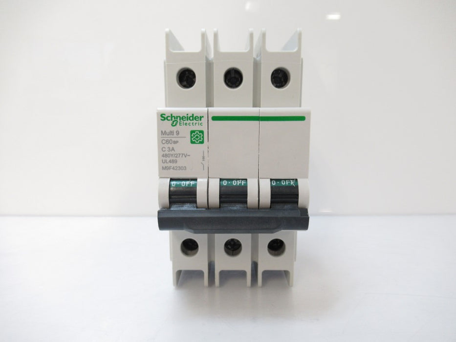 M9F42303 Schneider Electric Miniature Circuit Breaker 3-Pole 3A C Curve (New)