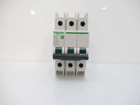 M9F42315 Schneider Electric Multi 9 Miniature Circuit Breaker 15A, C60BP, 3-Pole