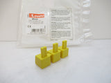 BRU3V Lovato Kit Of 3 Insulating Caps For Unused Bar Terminals, Sold By Unit New