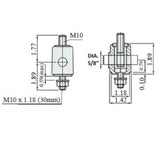 256-64581 25664581 Marbett Adjustable Head With 5/8" Bore (New And Sold By Kit)