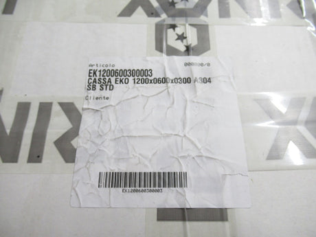 EKO 120 60 30 EKO1206030 EK1200600300003 Irinox SS  Enclosure (New In Box)