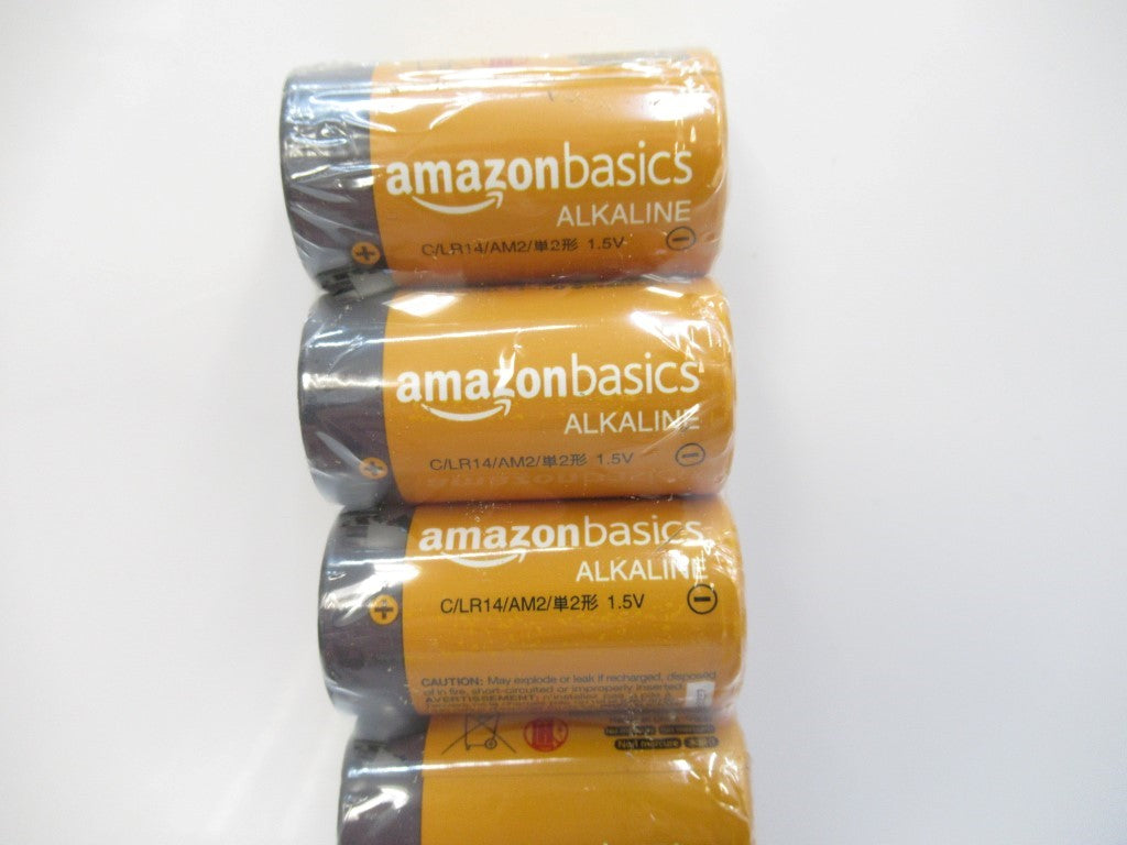 EN93 Amazon Basics Alkaline Batteries C, 1.5 V, Sold Per Pack Of 12