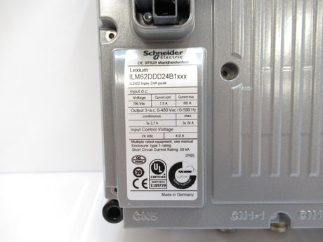 ILM62DDD24B1000 Schneider Electric ILD Detached Triple Servo Drive, 2.7A, IP 65