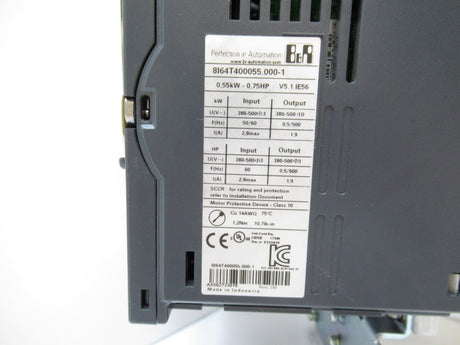 8I64T400055.000-1 B&R ACOPOS Inverter X64, 8I64T400055.00X-1, 3x 380-500V Rev.D0