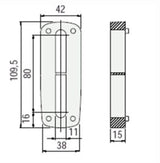 725-688762 725688762 Marbett Bracket Spacer (Sold By Unit, New No Box)