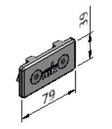 B50.45.0002 MK Extrusion Profile Connector I-Plate(Sold as a set of 60 kits New)