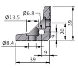 T82.40.0742 MK Angle E40s,keyed-Kit (Sold as a set of 100 unassembled kits)