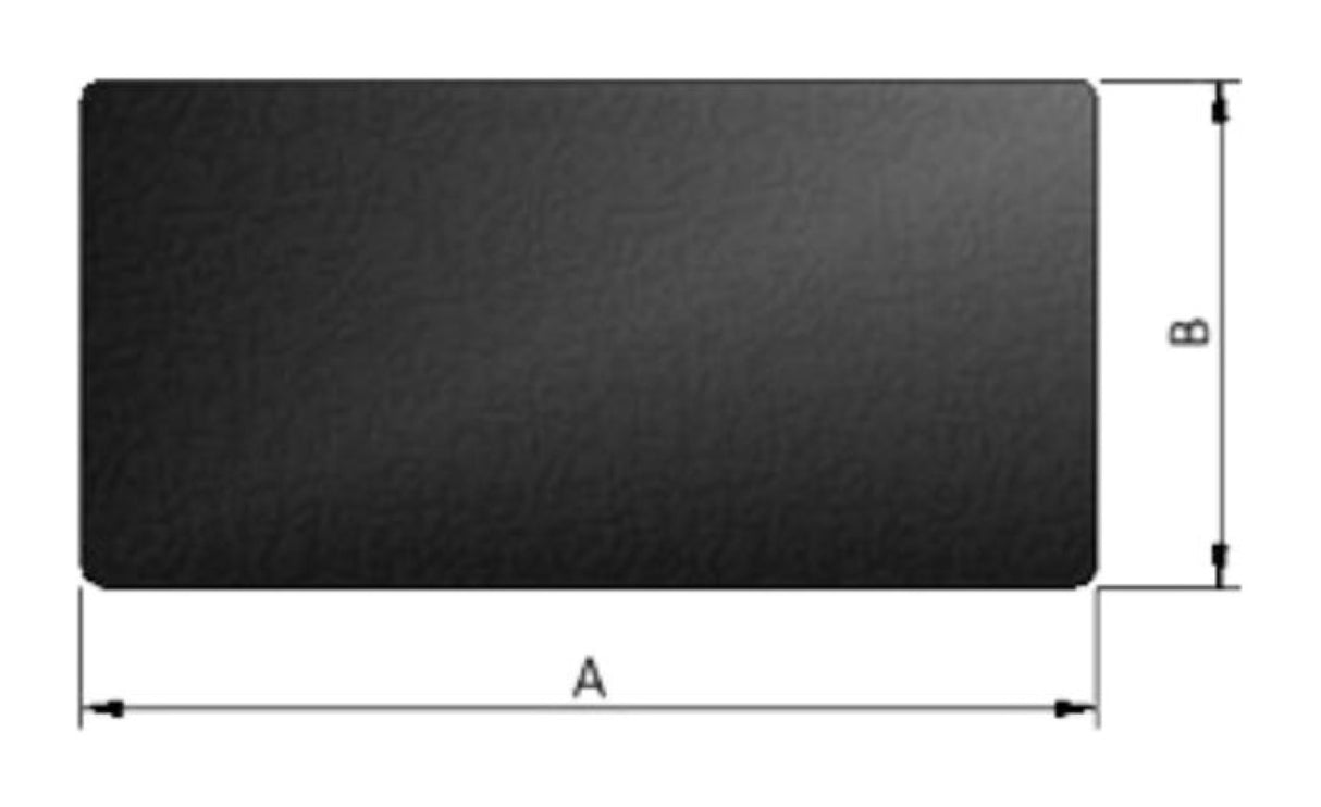 MK2508 MK Extrusion Rectangle End Cap 40x80 mm, Series 40, Sold By Lot Of 42 New