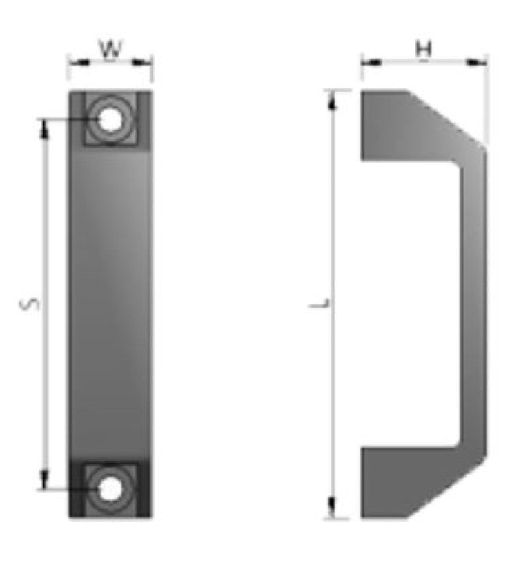 K110000010 MK Extrusion Economy Handle, Series 40-50 (Sold By Lot Of 21 New)