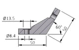 82.12.4001 MK Extrusion Profile Connector Angle N25 60°(Sold by lot of 46, New)