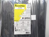 E11500D Techspan Cable Ties 11,8’’- K-Spec Series, Sold Per Pack Of 500