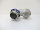 FIT4005 Metallic Liquid Tight Flexible 90° Conduit Connector 1" Die-Cast (New)