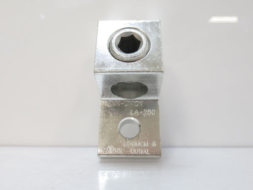 LA-250 LA250 Penn Union Aluminum Dual Rated Lug - One Hole Tongue, Sold By Unit