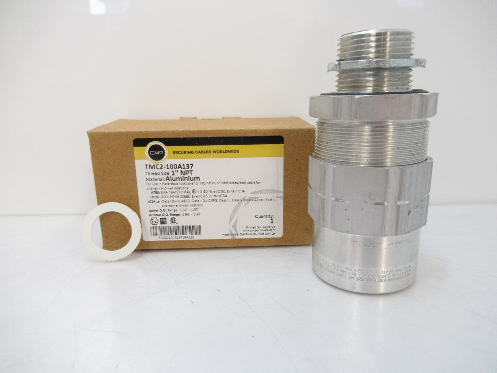 TMC2-100A137 TMC2100A137 CMP Cable Gland 1" Type TMC2 New In Box